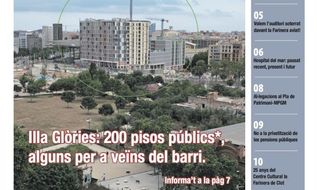 elButlletí! núm. 302 de l’AVV Clot-Camp de l’Arpa juny 2024.