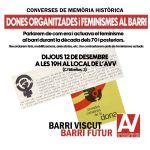 CONVERSES OBERTES BARRI VISCUT/BARRI FUTUR. 12 DESEMBRE. FEMINISME